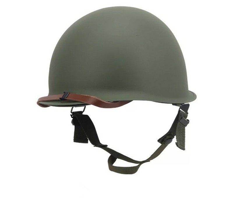 US Army M1 Green Steel Helmet 2 Shells with Liner High quality gallery