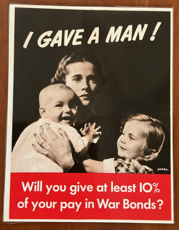Lot of 4 Laminated WWII Posters 8x10 WW2 (B) gallery