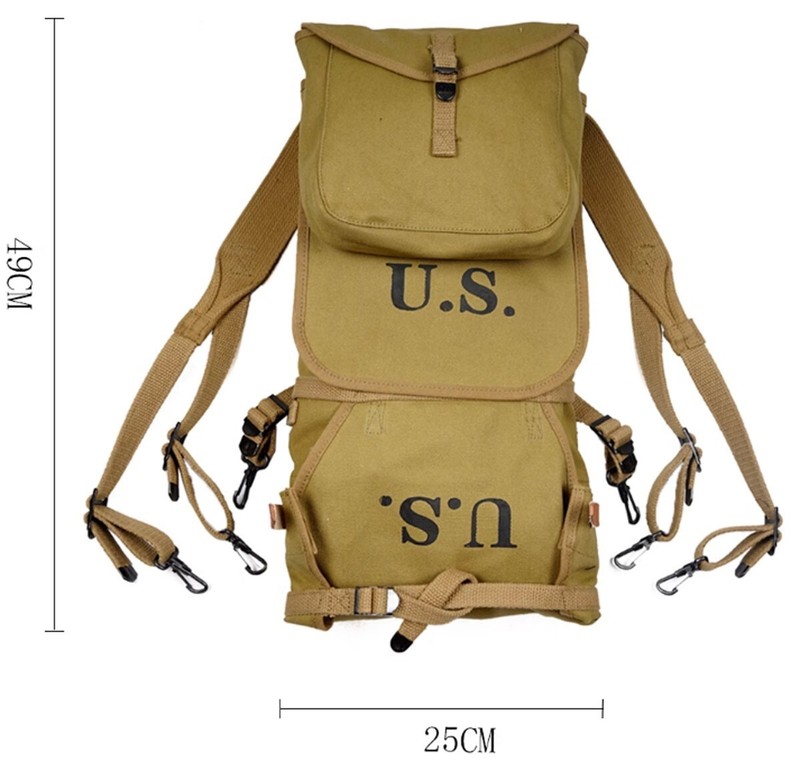 WW2 US Army 1928 Haversack Carrier Pack Pouch Bag