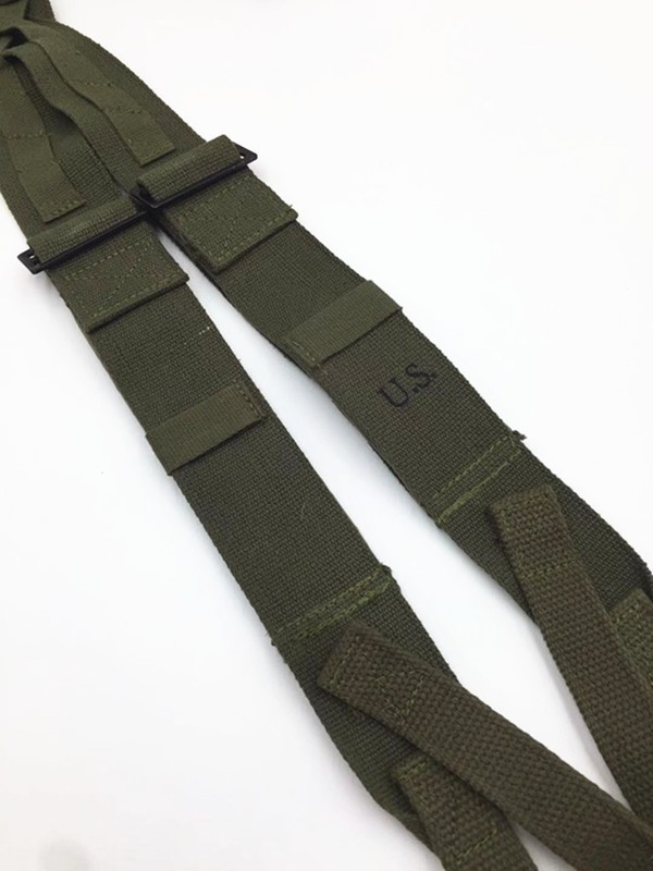 US Army Korean War M1945 Combat Field Pack Suspenders Shoulder Straps gallery