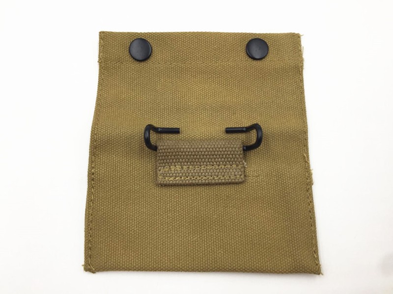 WW2 Korean War US Army M1910 First Aid Pouch Outdoor Webbing Bag KHAKI WITH HOOK gallery