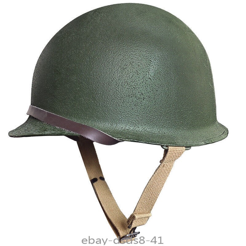 WW2 WWII US M1 Green Helmet Steel Helmet Military Army Tactical Helmets Replica