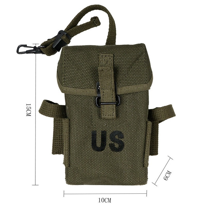 WWII WW2 US Vietnam War Army M1956 M14 Long Pack Bag Pouch Tool Kit Outdoor gallery