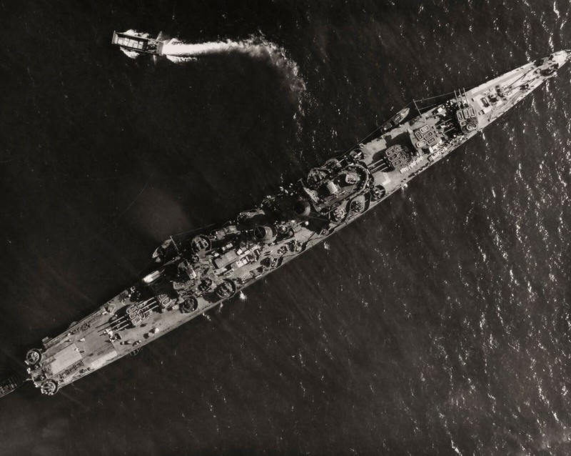 WW2 WWII Photo US Navy Light Cruiser USS Boise CL-47 1945 World War Two / 7231