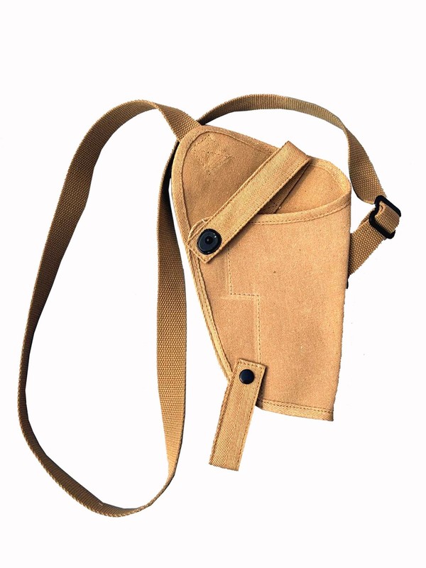CALYX US M3 Khaki Canvas M1911 .45 Tanker Shoulder Holster for Colt 1911 and Sim