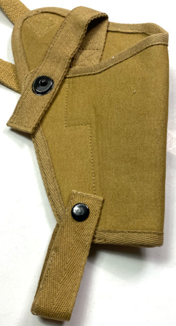 WWII US AIRBORNE PARATROOPER M3 RIGGER MADE .45 PISTOL SHOULDER HOLSTER-KHAKI gallery