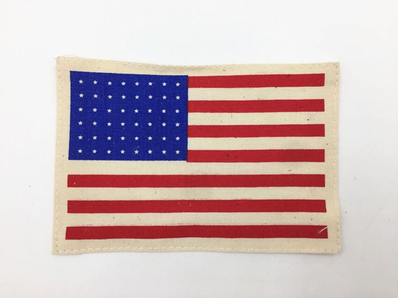 WW2 US ARMY AIRBORNE/PARATROOPER 48 STAR AMERICAN FLAG ARM BAND-9X13CM