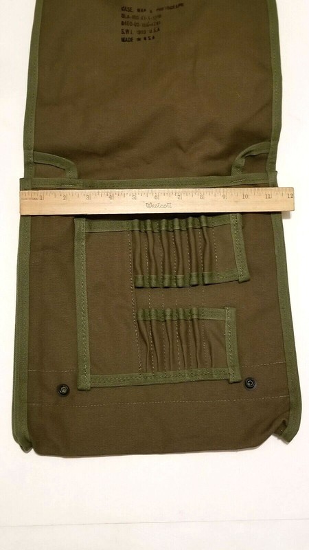 US Made Canvas Map & Photograph Case with Adjustable Shoulder Strap Free Ship gallery