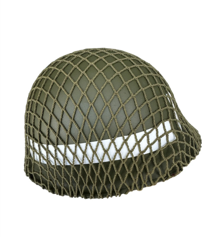 WWII WW2 MP Helmet and Mesh Cover American Soldier Head Protection Helmet Cover gallery