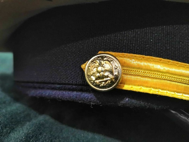 New Us Navy Commander Admiral Rank Caps Hats Embroidered Peak All Size Available gallery