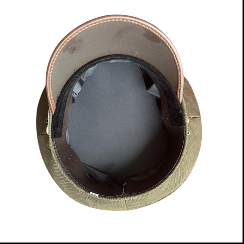 U.S. WWII Officer Visor Crusher Cap: Winter (OD Green) Reproduction All Size... gallery