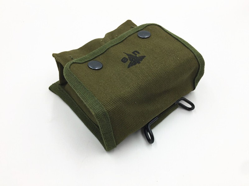 WW2 US MILITARY ARMY M2 M1945 GUNGLE FIELD FIRST AID KIT POUCH BAG WITH ICON gallery