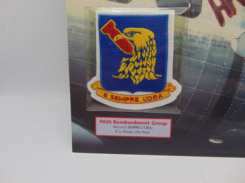Willabee & Ward Emblems Of Air War WWII Patch 329th Bombardment Sempre L'Ora gallery