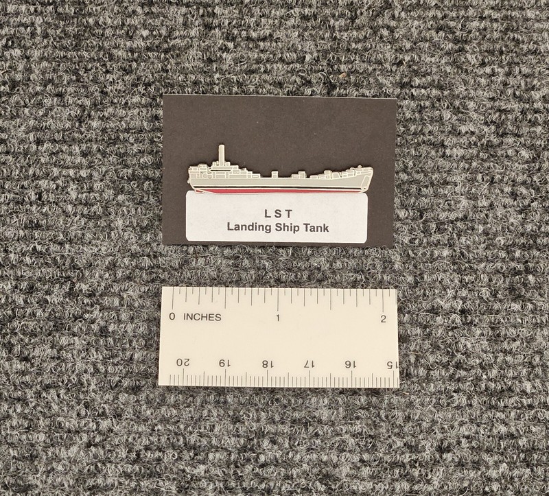 US Navy LST – Landing Ship Tank Enamel Lapel Pin – Gator Navy