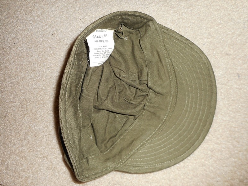 Reproduction WWII US Army HBT cap size 7 1/4 !!! gallery