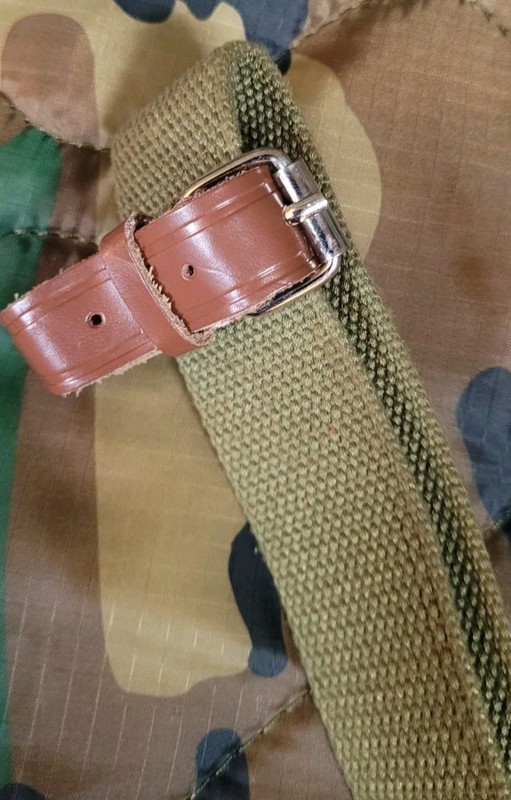 Com Block Reproduction Military Sling CANVAS And Leather Adjustable Slide gallery