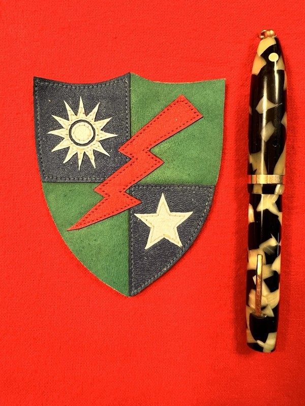 WWII LEATHER SSI PATCH "Merrill's Marauders / 5307th Comp. Unit" NEW gallery