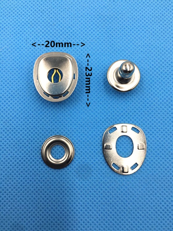 US lift the dot lift a dot fastener silver 1 Complete set Lot of 4pcs