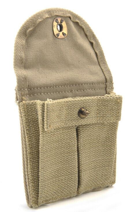 WW2 .30 M1 CARBINE SLING OILER BUTTSTOCK POUCH & FLEECE CASE KHAKI Dated 1942 gallery