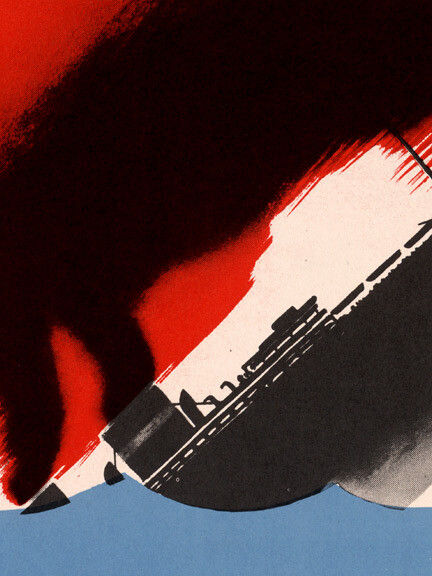 1942 “Loose Lips Sink Ships” Vintage Style WW2 Poster - 24x32 gallery