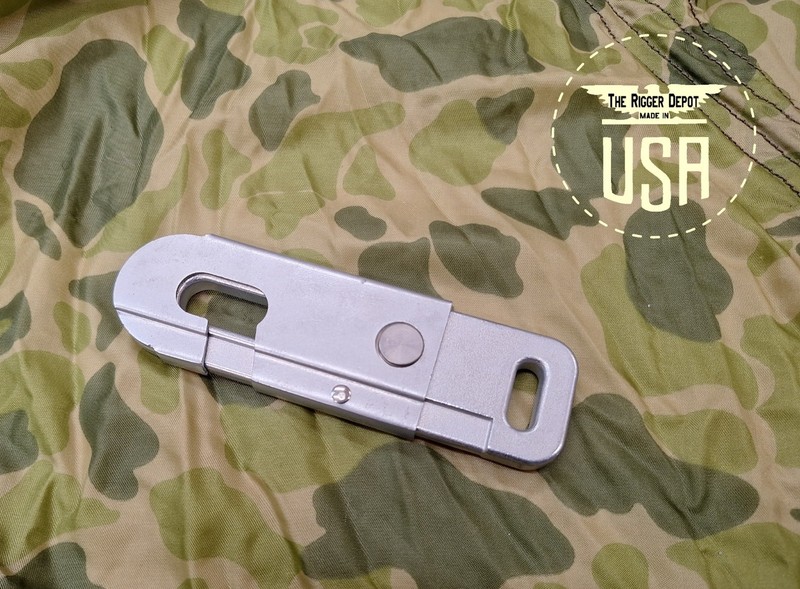 WWII T-5 Parachute Normandy Static Line Hook 4th Model Airborne gallery