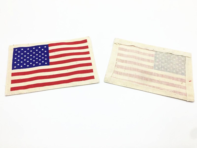 WWII US ARMY AIRBORNE/PARATROOPER 48 STAR AMERICAN FLAG ARM BAND gallery