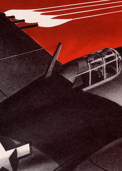 1943 P-47 Thunderbolts Blast ‘Em! Vintage Style WW2 Army Air Corps Poster 24x36 gallery