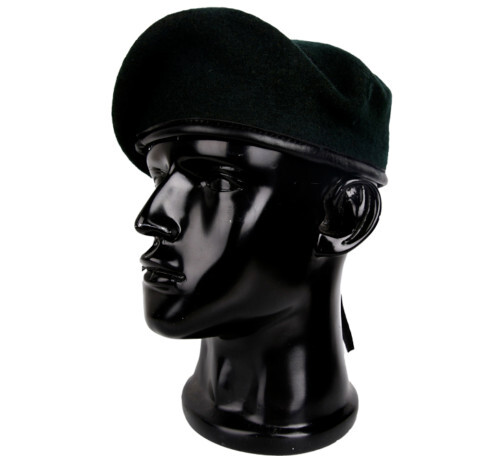 US ARMY SPECIAL FORCES GROUP BLACKISH GREEN WOOL 100% BERET 7-1/2 gallery