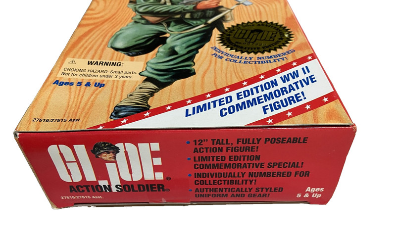 Hasbro GI Joe 12" Action Soldier WWII Figure 50th Anniversary 1995 gallery
