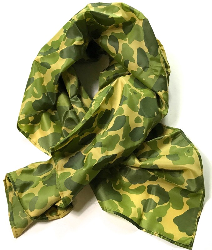 WWII US ARMY AIRBORNE PARATROOPER CAMO JUMP SCARF-SMALL