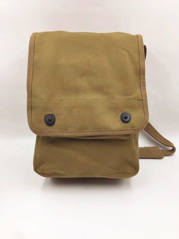 WWII WW2 American Map Canvas Shoulder Bag for Men, Sundry Bag, One Shoulder Bag