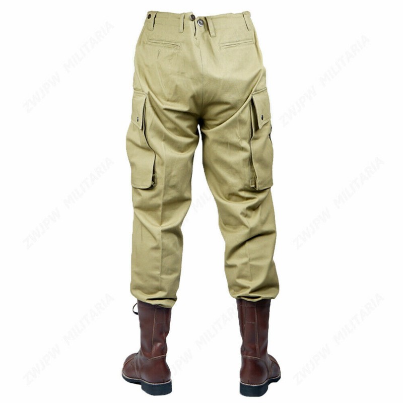 WW2 US ARMY M42 Airborne Paratrooper Officer Cotton Pants Trousers 38R gallery