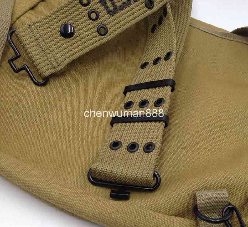 WWII 2 US AMRY USMC AMMO COMBAT EQUIPMENT WEBBING EQUIPMENT CANVAS BELT gallery