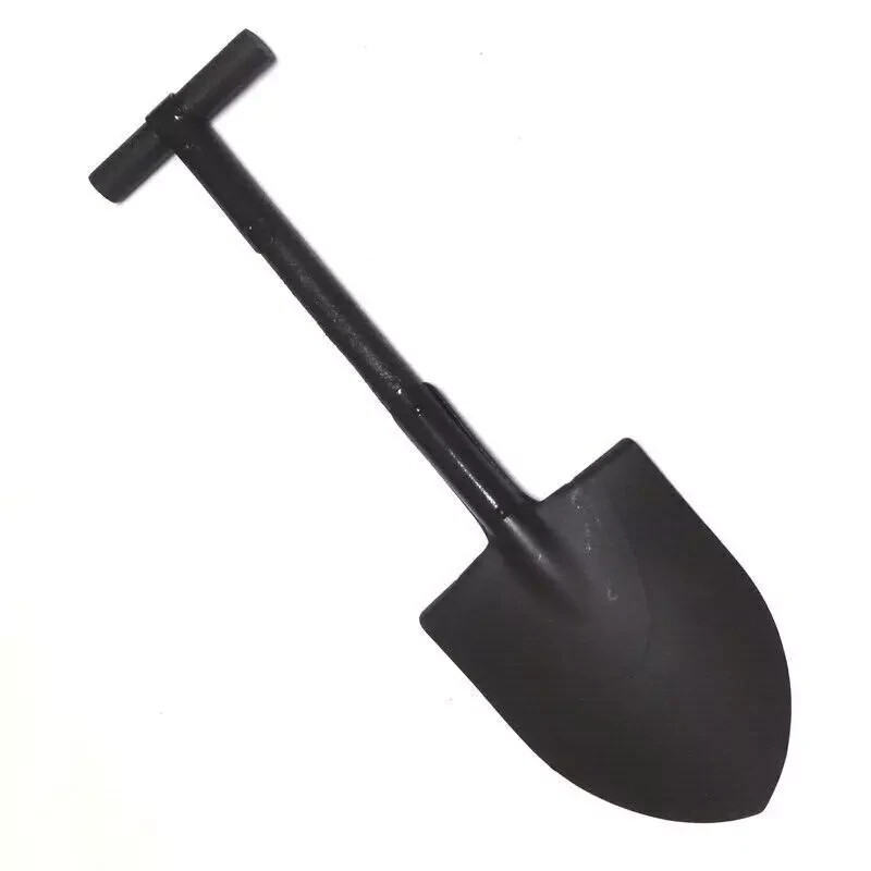 WW2 US M1910 T-Handle Entrenching Tool Long Shovel With Khaki Carrier Cover gallery