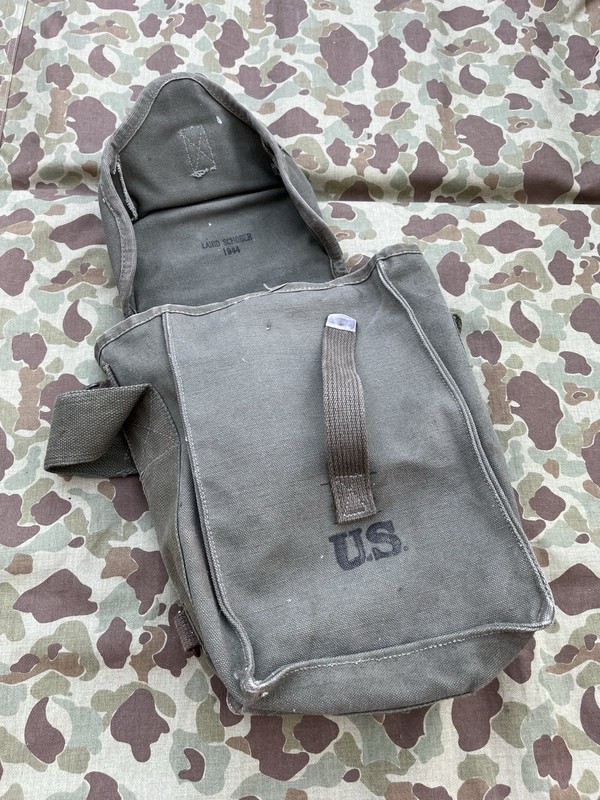 WWII US ARMY GP Ammo Thomson Shoulder Bag Carry Pouch With Strap gallery