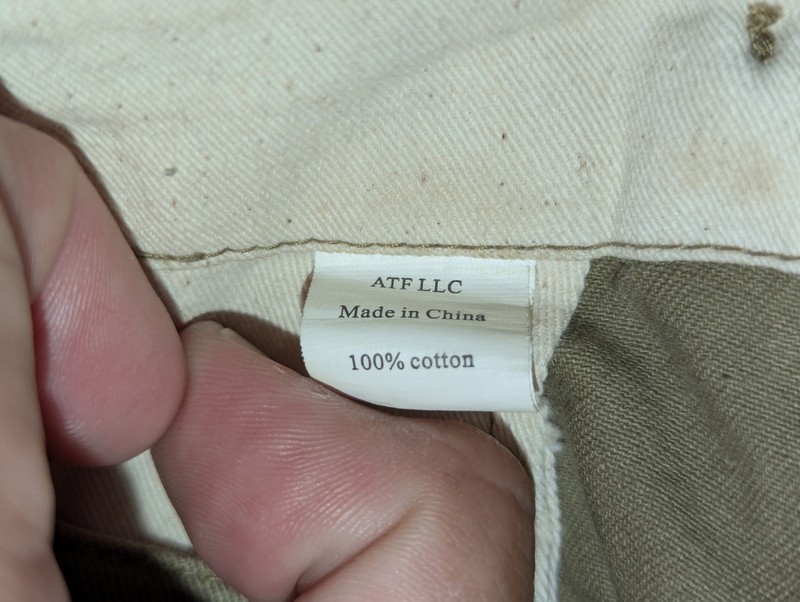 ATF M42 Reinforced Paratrooper Jump Pants 34 Waist W/Leg Straps. gallery