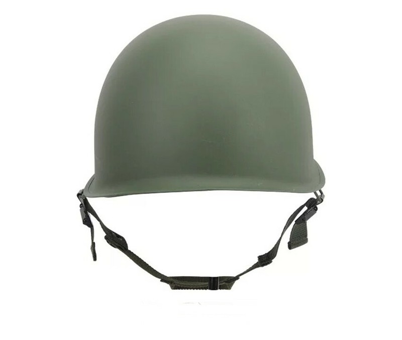 US Army M1 Green Steel Helmet 2 Shells with Liner High quality gallery