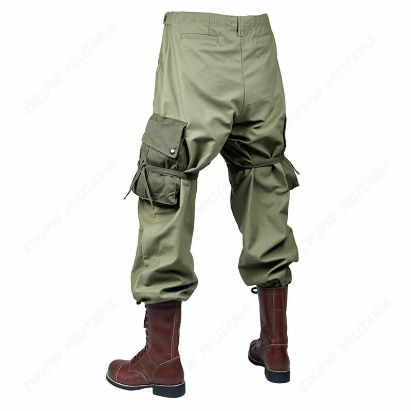WW2 MILITARY ARMY GREEN M43 PANTS TROUSERS 34R gallery