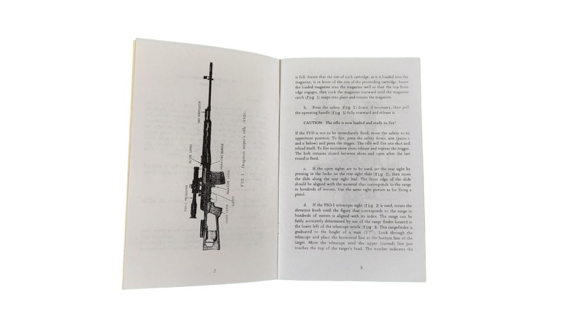 Reproduction of The 7.62mm Dragunov Sniper's Rifle (SVD) booklet gallery