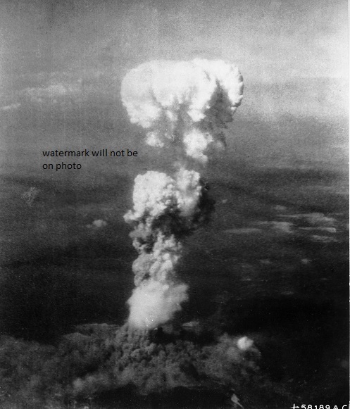 Atomic Bomb dropped on Hiroshima 8/6/45 8″x 10″ World War II Photo Picture #142