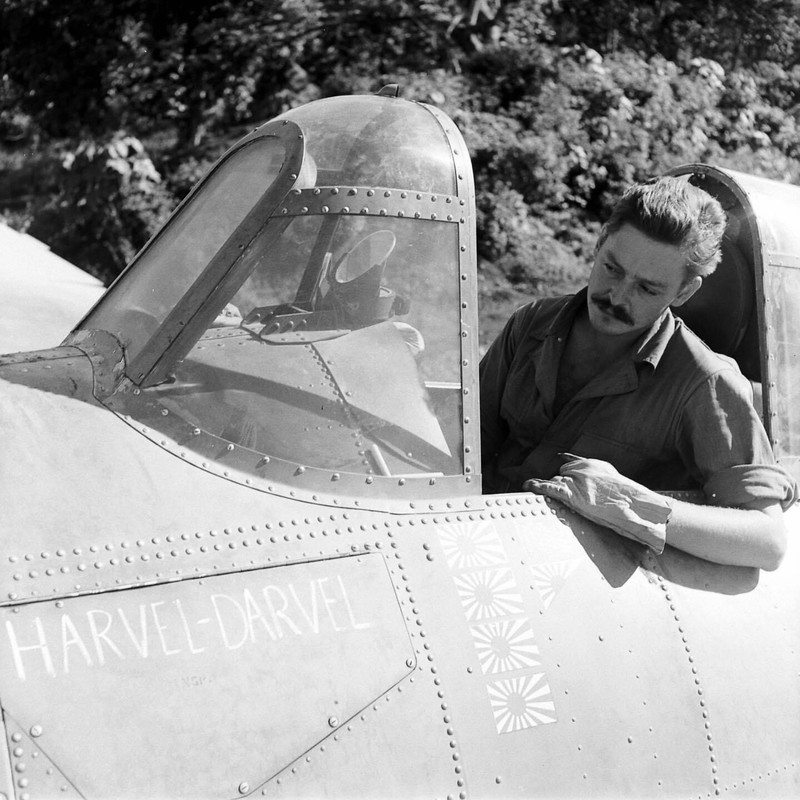 WW2 WWII Photo World War Two / US Navy VF-21 Blackjack Squadron Guadalcanal 1943