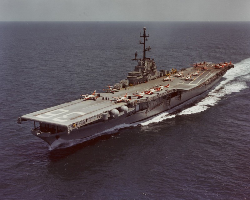 USS Antietam CV-36 Essex-class United States Navy aircraft carrier Photo Print
