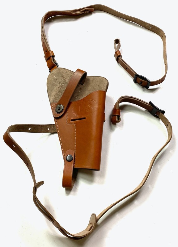 WWII US .45 PISTOL M7 SHOULDER HOLSTER-LIGHT BROWN