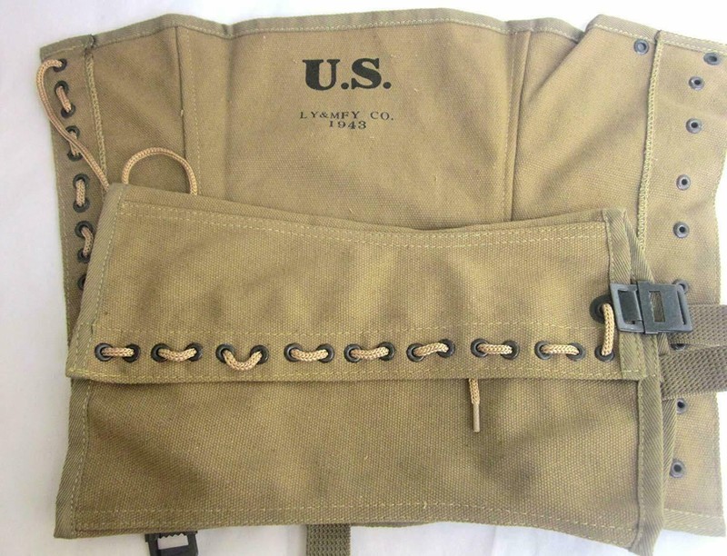 WW2 US ARMY LEGGINGS OR PUTTEE SOLDIER CANVAS LEGGINGS GAITERS CLASSICAL gallery