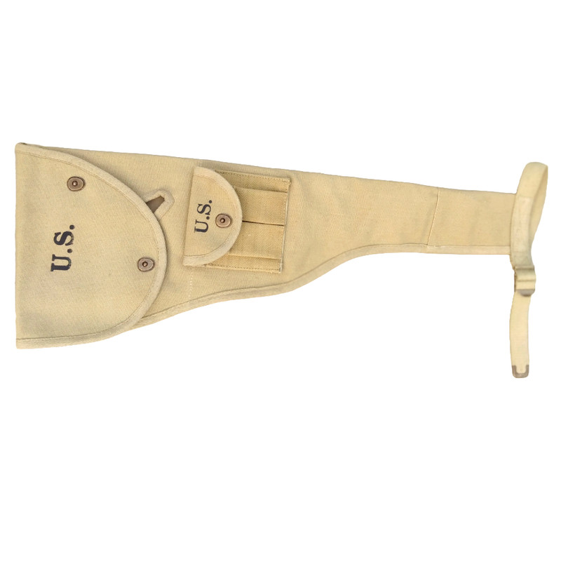 WWII M1 Carbine Paratrooper Canvas Jump Case Magazine Pouch SEMS Marked