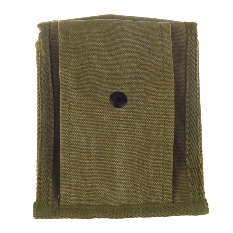 WW2 U.S. 1911 Pistol Double Magazine Canvas Pouch Ammo Pocket Bag Case gallery