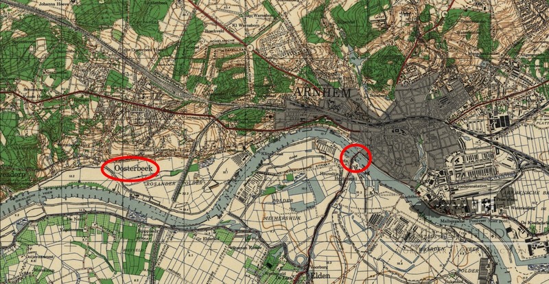 WW2 Arnhem Map 27- Operation Market Garden gallery