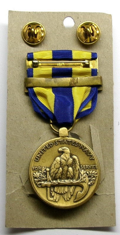 U.S. Navy Expeditionary Service WAKE ISLAND BAR Medal Set gallery