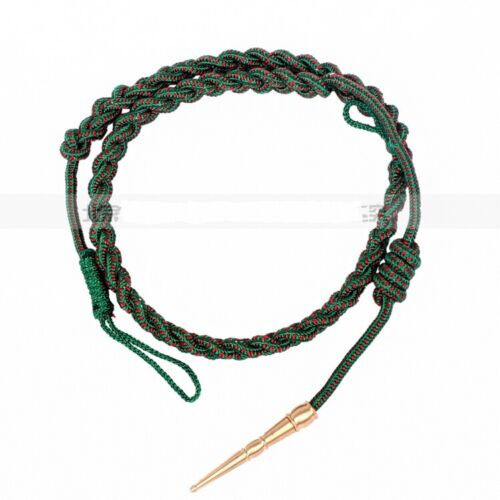 U.S. MARINE CORPS DRESS AIGUILLETTE GREEN RED BRAIDED CORD SHOULDER ROPE gallery