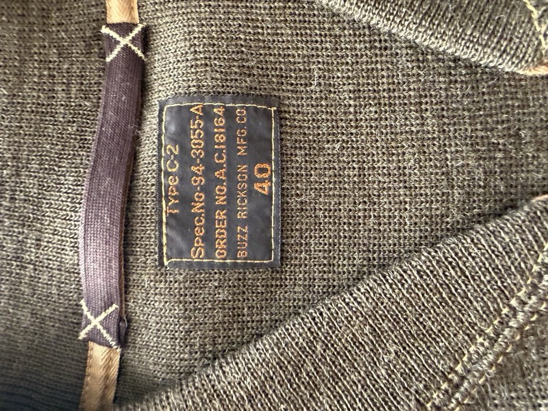 Buzz Rickson C2 Vest Sweater Size 40 gallery